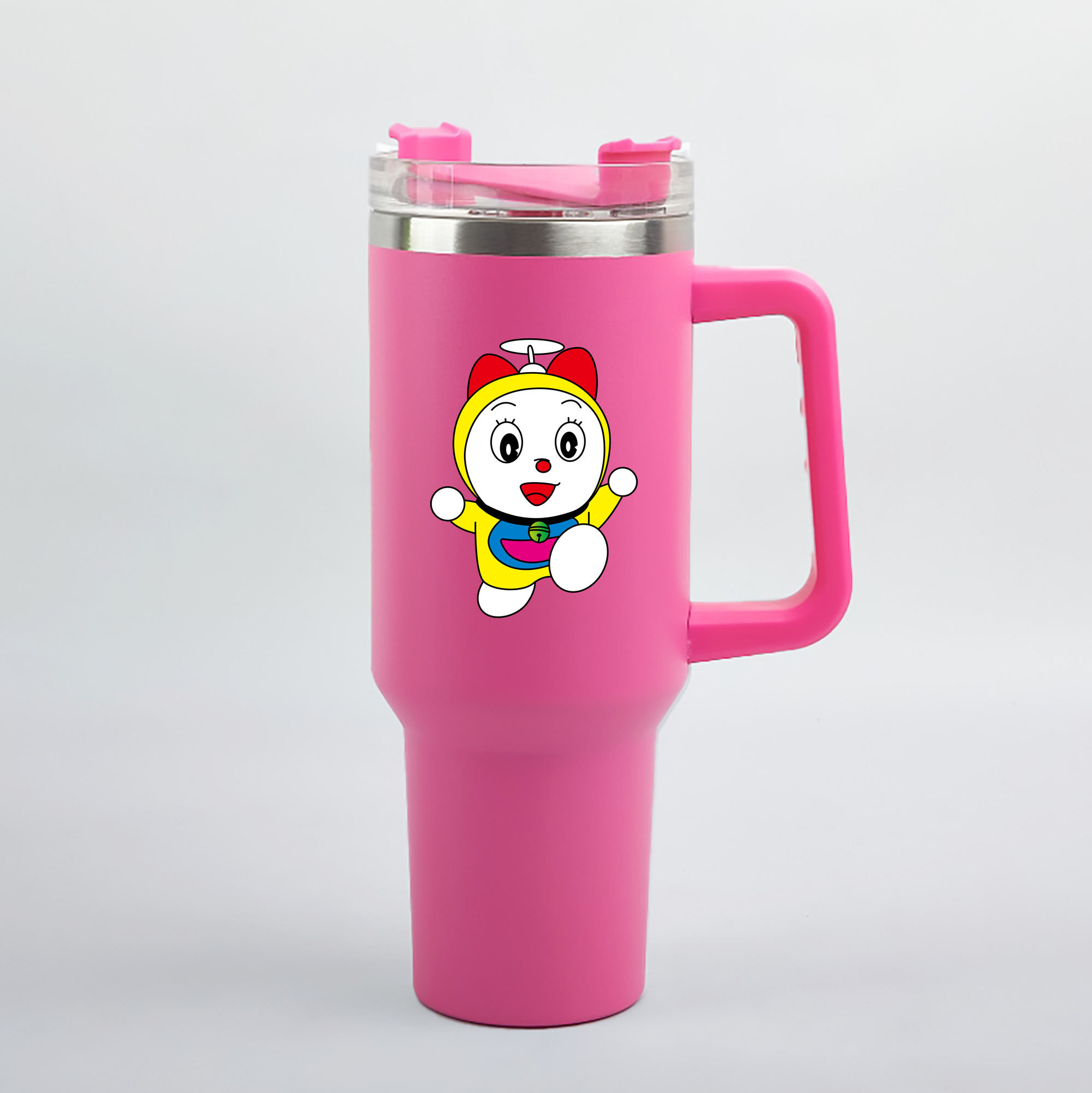 （画像用） ドラえもん ドラミ Doraemon Dorami 1200mL車用タンブラー（カラープリント）